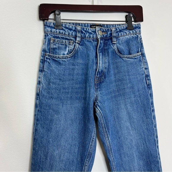 Frank and Oak Karen Kick Flare Organic Cotton Cropped Jeans 25 - Picture 5 of 12